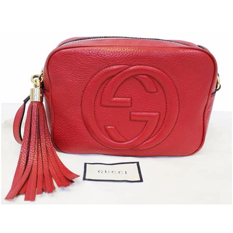 gucci red soho crossbody bag|gucci disco bag price euro.